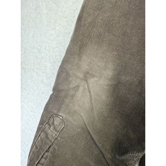 Levis Shirt Mens Large Brown Corduroy Plaid Fleece Lined Button Up Shacket Work - Picture 10 of 10